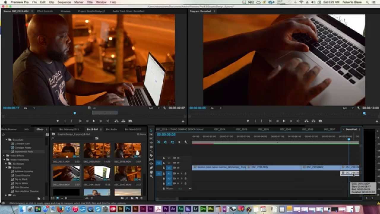 Premiere video editing software mac 10 9 5